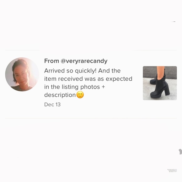 Black Chunky lug sole slip on bootie - Picture 5 of 9